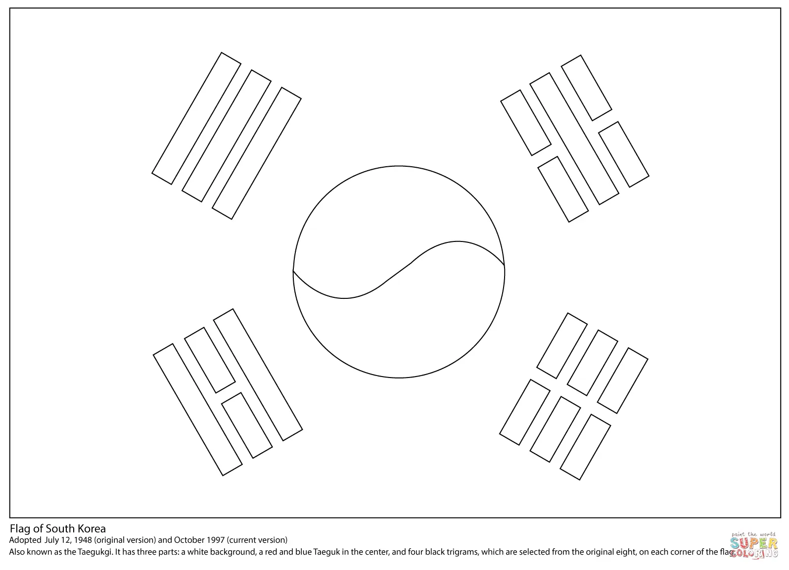 Korea coloring pages 10