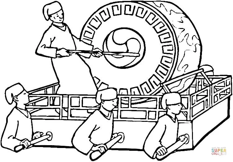 Korea coloring pages 14