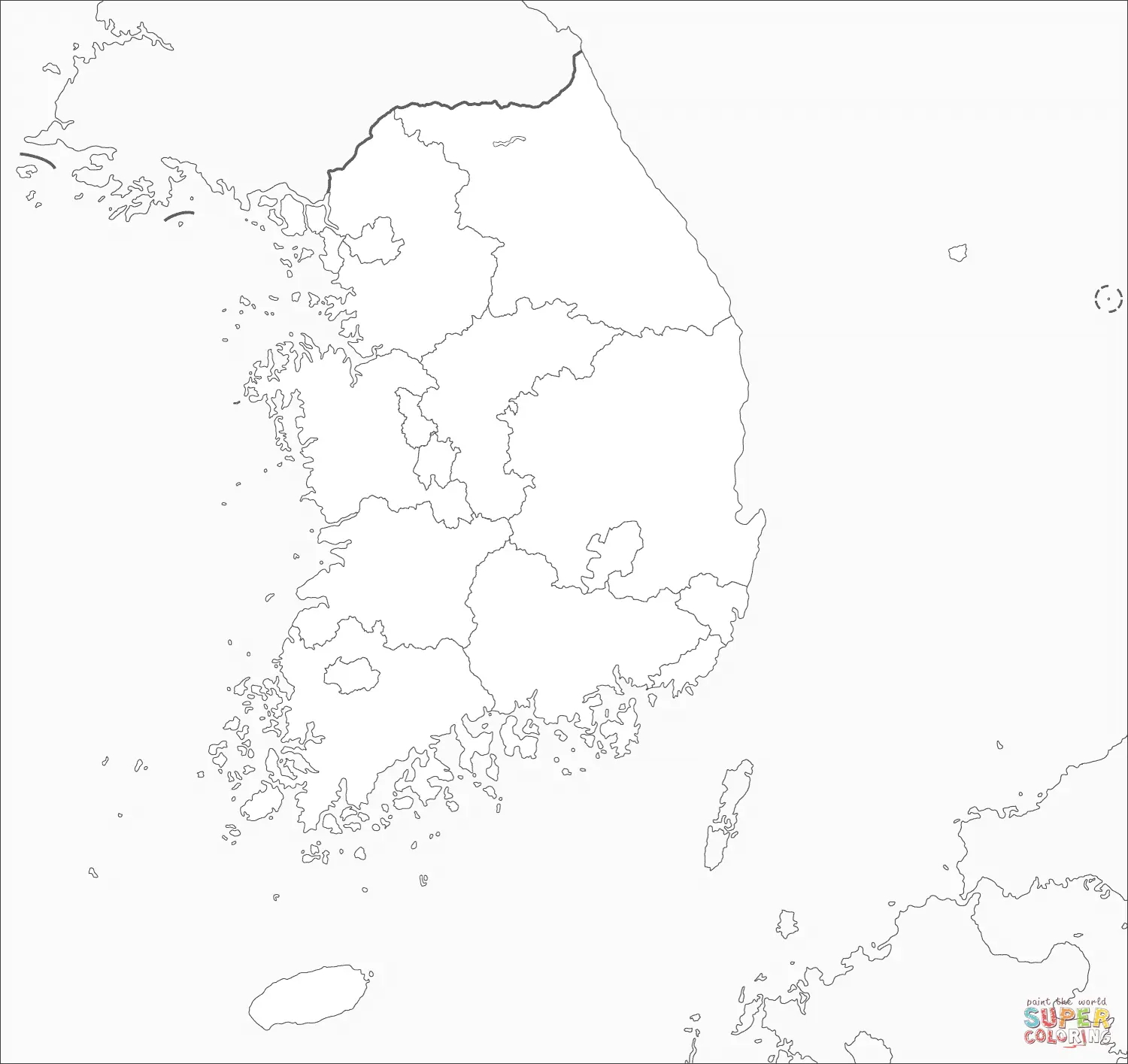 Korea coloring pages 9