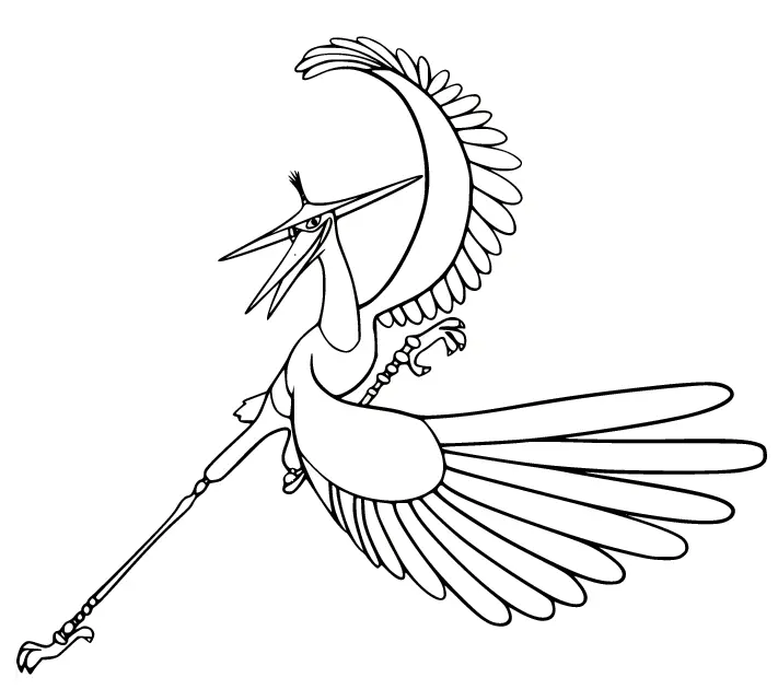 Kung Fu Panda Coloring Pages 14