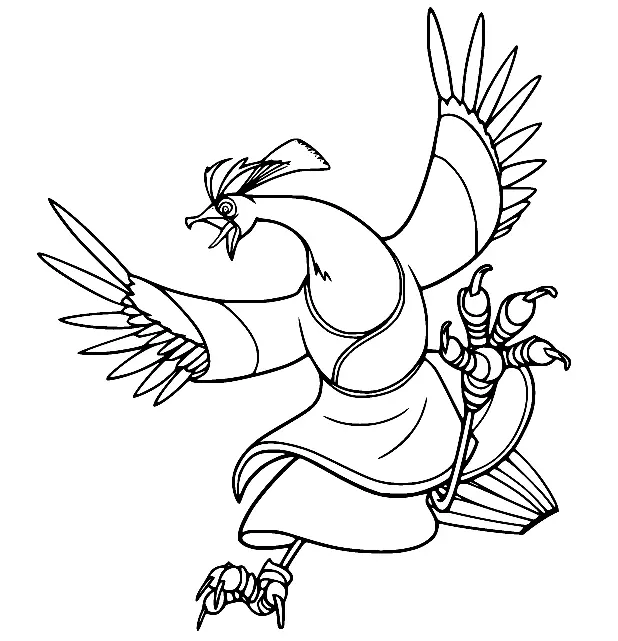 Kung Fu Panda Coloring Pages 32