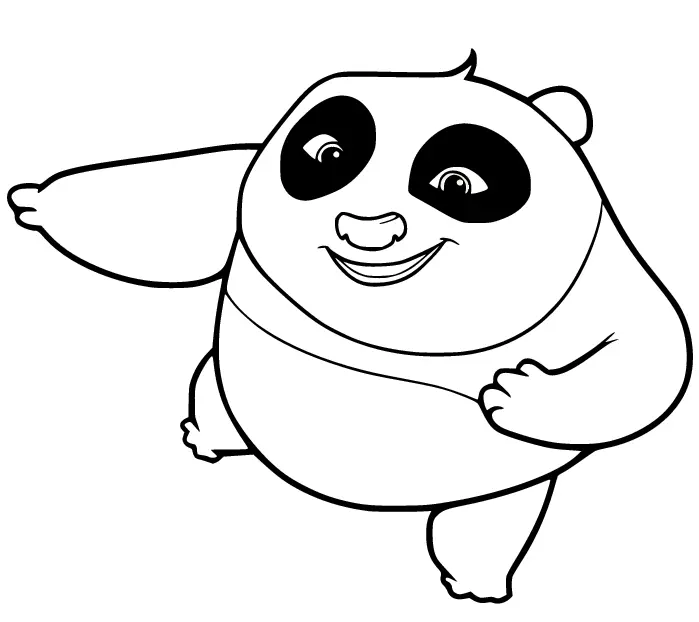 Kung Fu Panda Coloring Pages 38