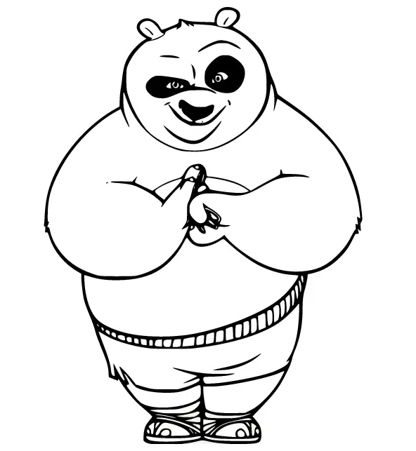 Kung Fu Panda Coloring Pages 39