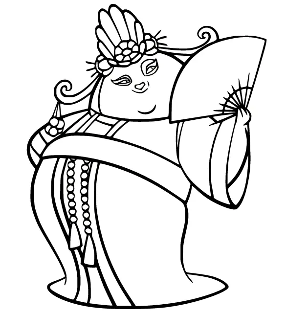 Kung Fu Panda Coloring Pages 40