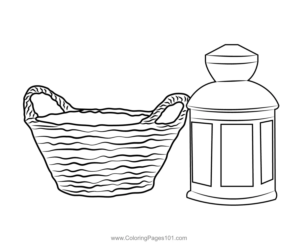 Lanterns Coloring Pages 2