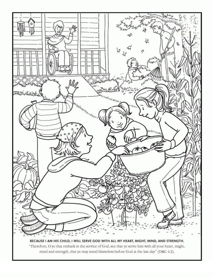 LDS Coloring Pages 63