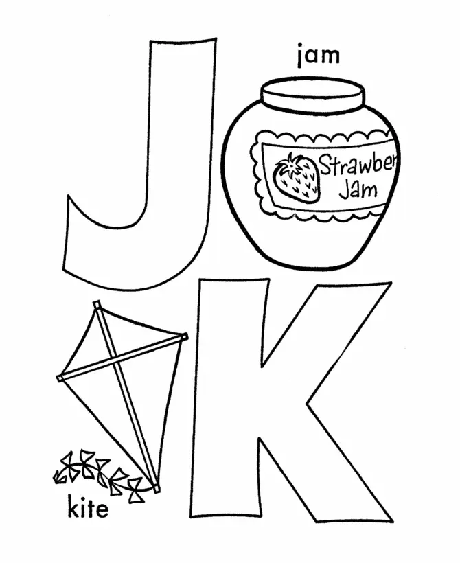 Letter J Coloring Pages 10