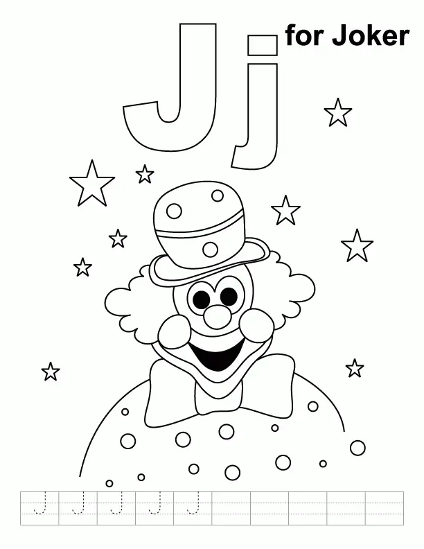 Letter J Coloring Pages 20