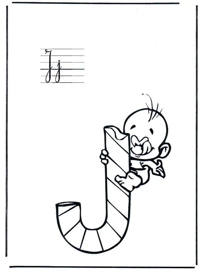 Letter J Coloring Pages 24