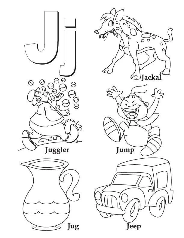 Letter J Coloring Pages 25