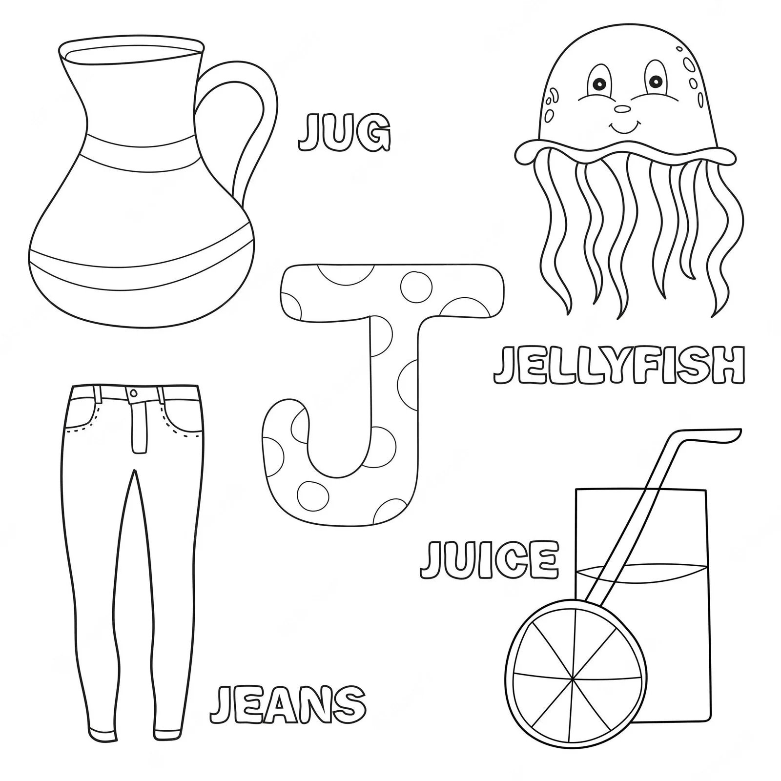 Letter J Coloring Pages 29