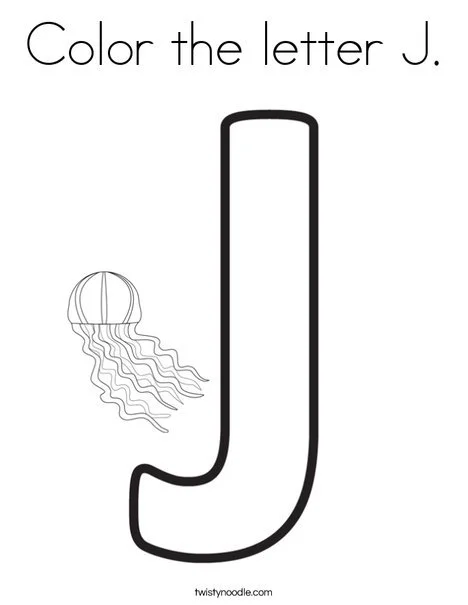 Letter J Coloring Pages 33