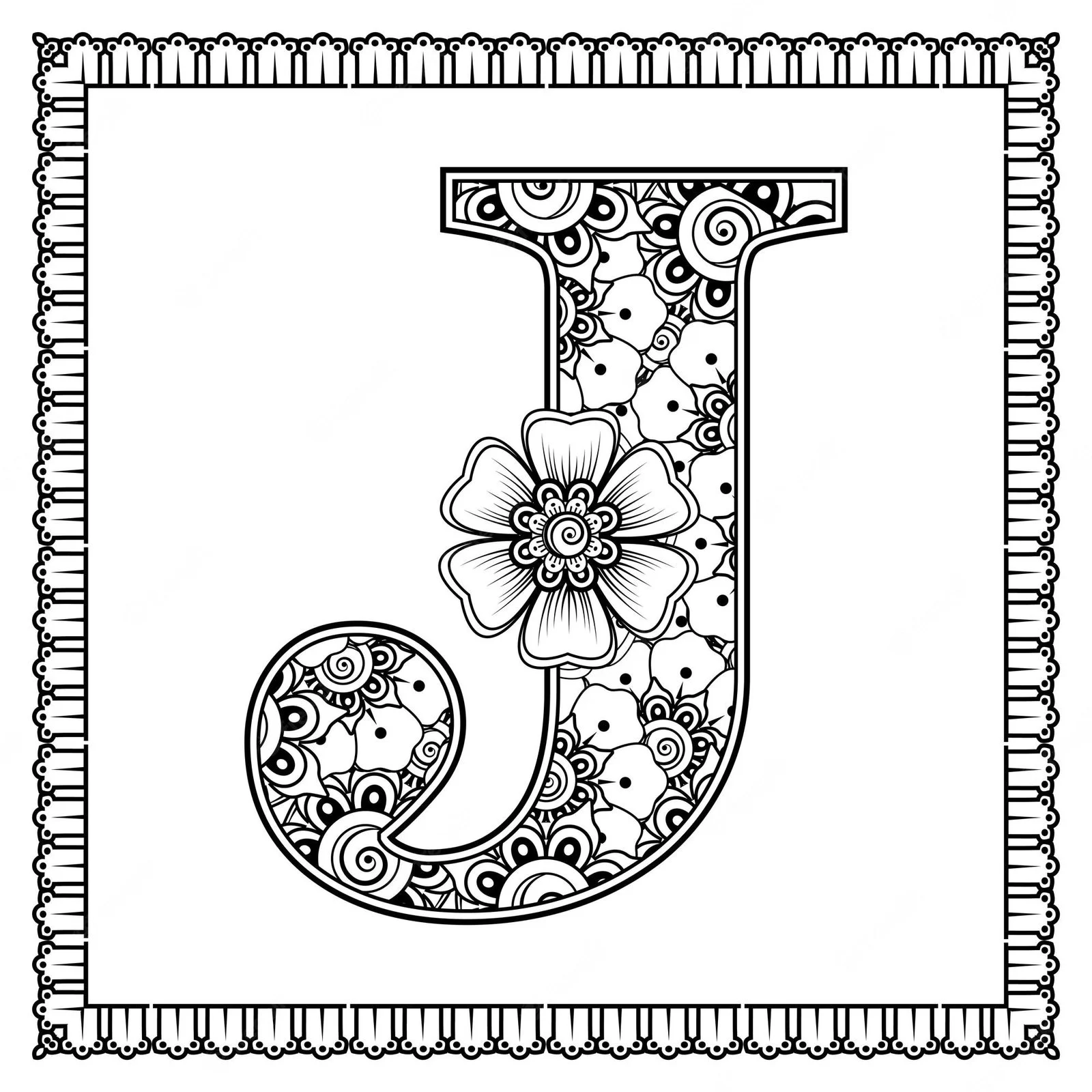 Letter J Coloring Pages 38
