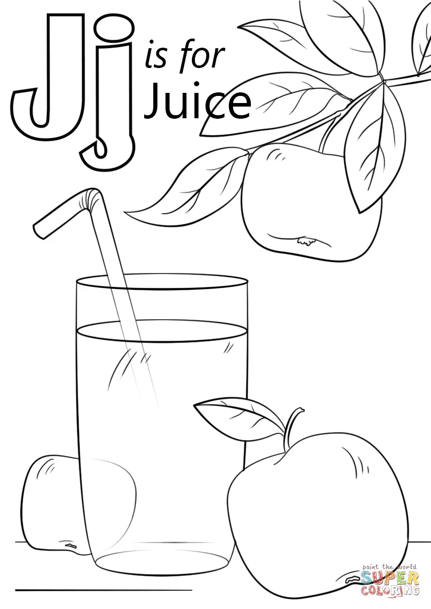 Letter J Coloring Pages 40