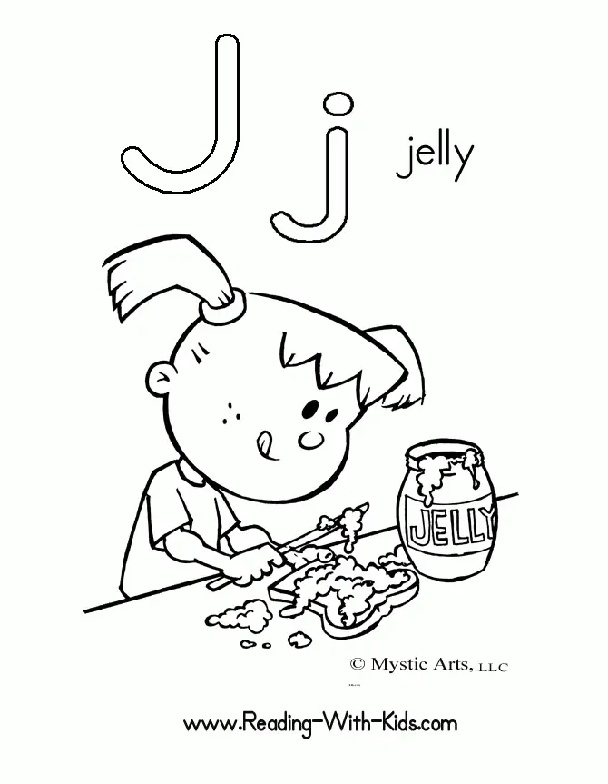 Letter J Coloring Pages 5