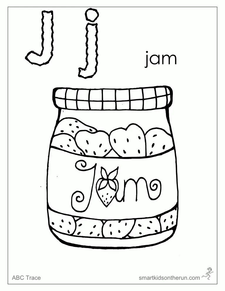 Letter J Coloring Pages 9