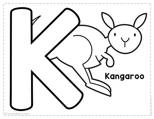 Letra K Para Colorear 63