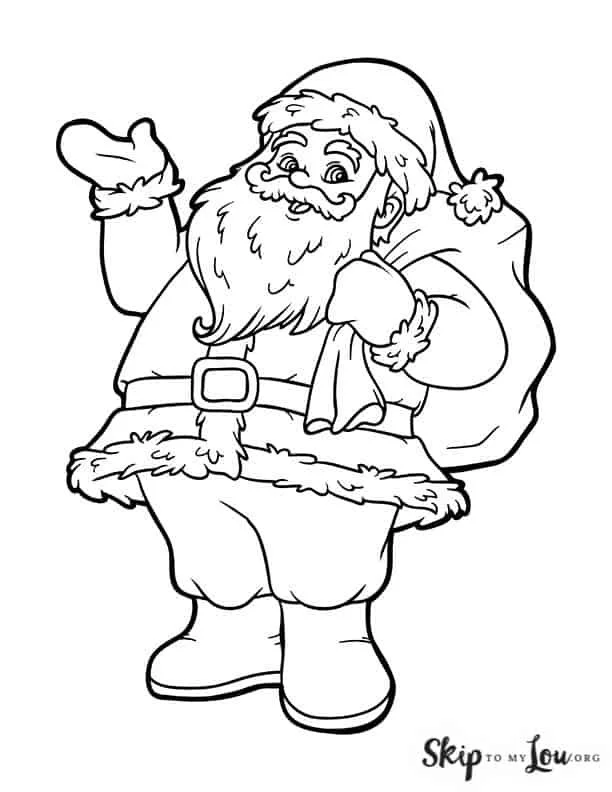 Letter To Santa Coloring Pages 13