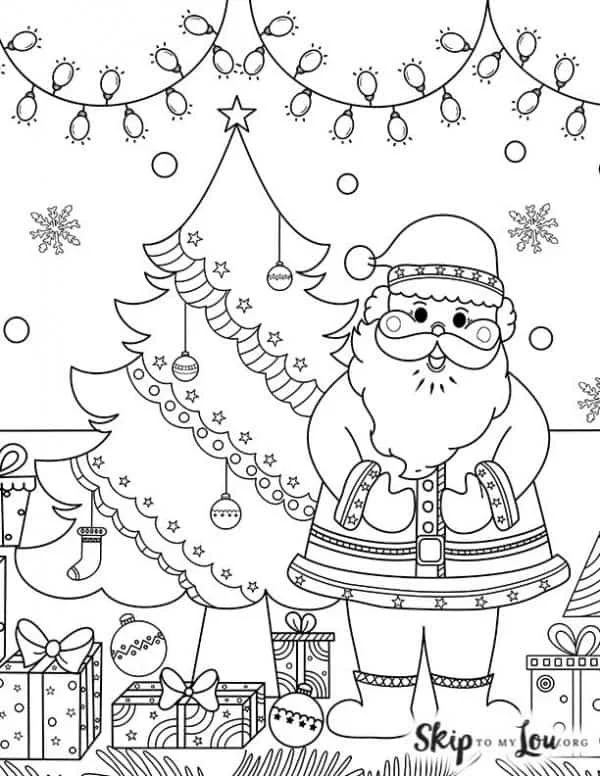 Letter To Santa Coloring Pages 15