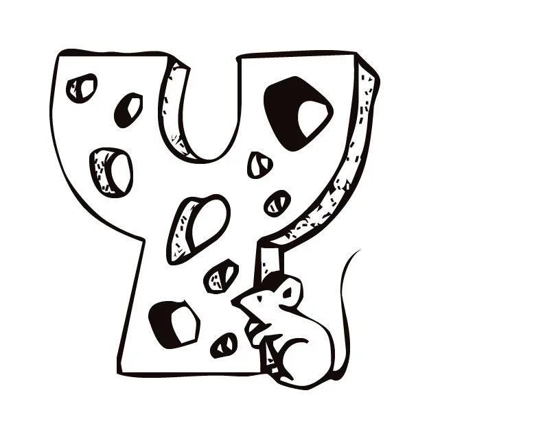 Buchstabe Y Ausmalbilder 11