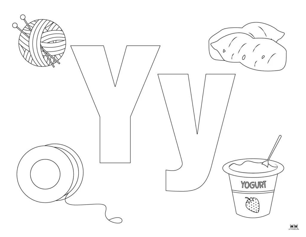 Buchstabe Y Ausmalbilder 31