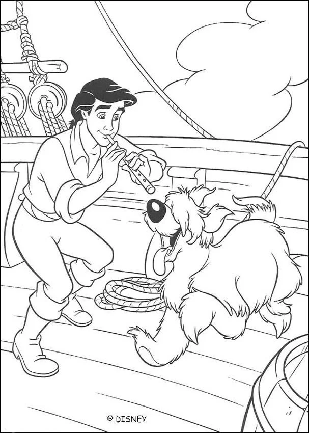 La Sirenita Para Colorear 18