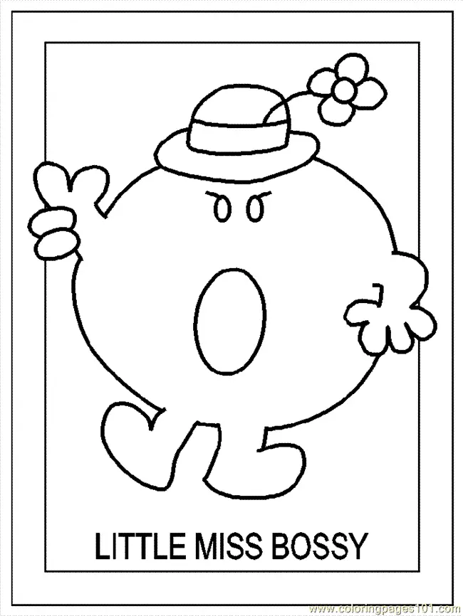 Little Miss Sunshine Coloring Pages 14