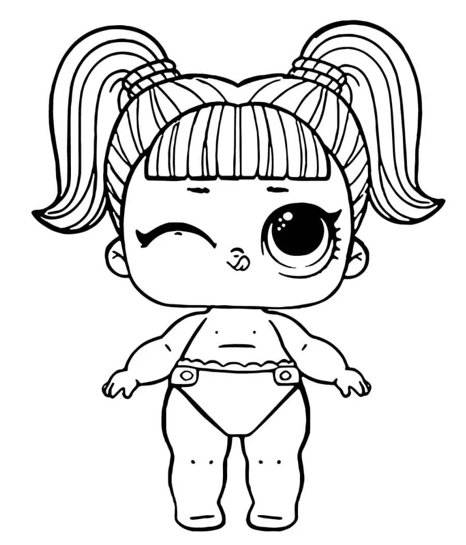 Lol Baby Para Colorear 8