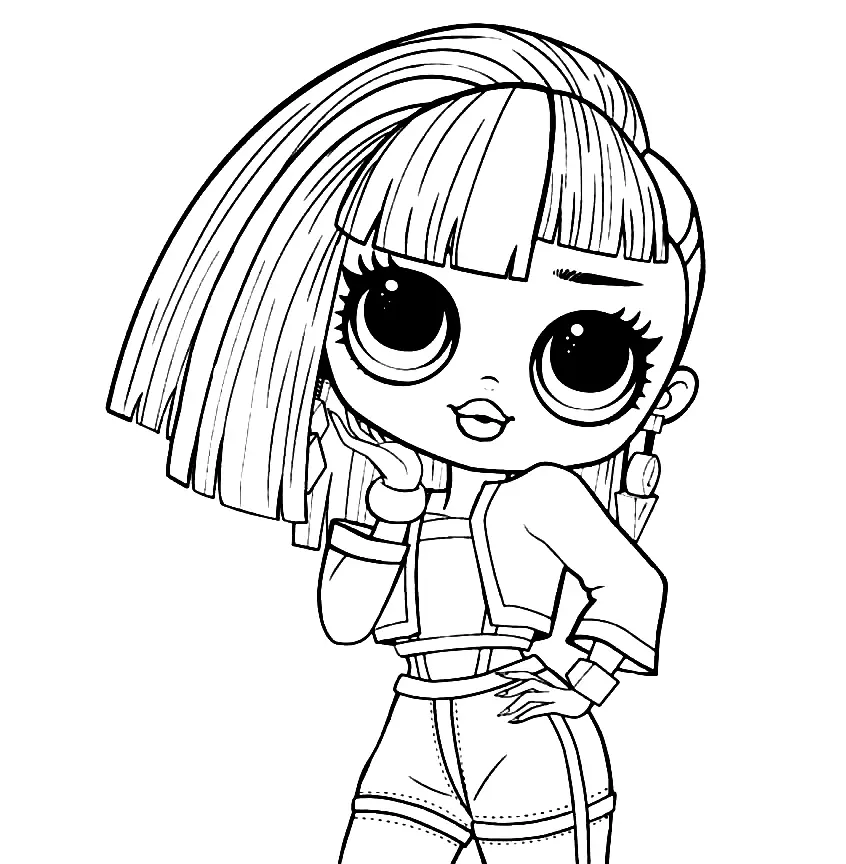 LOL OMG Coloring Pages 7