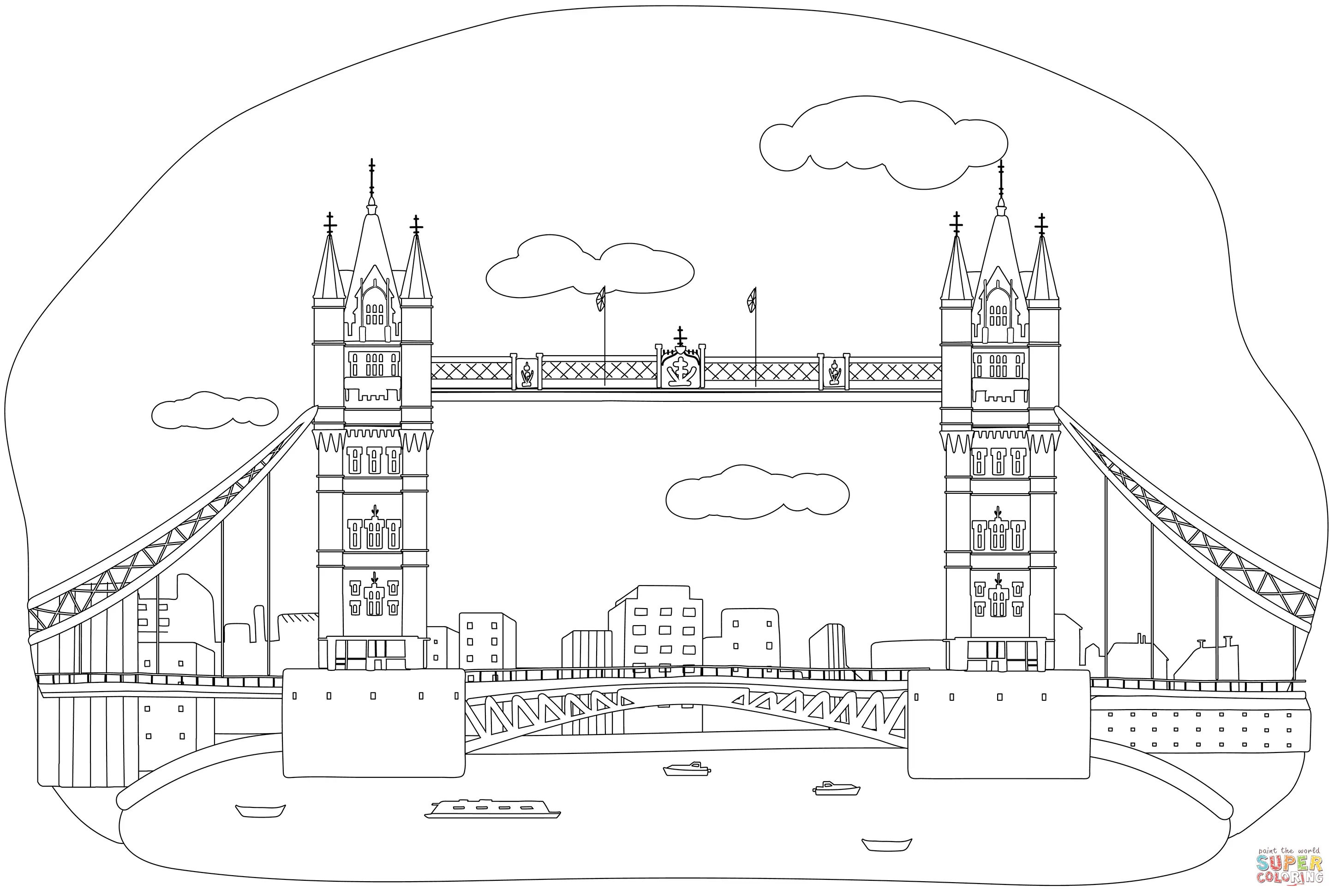London coloring pages 11