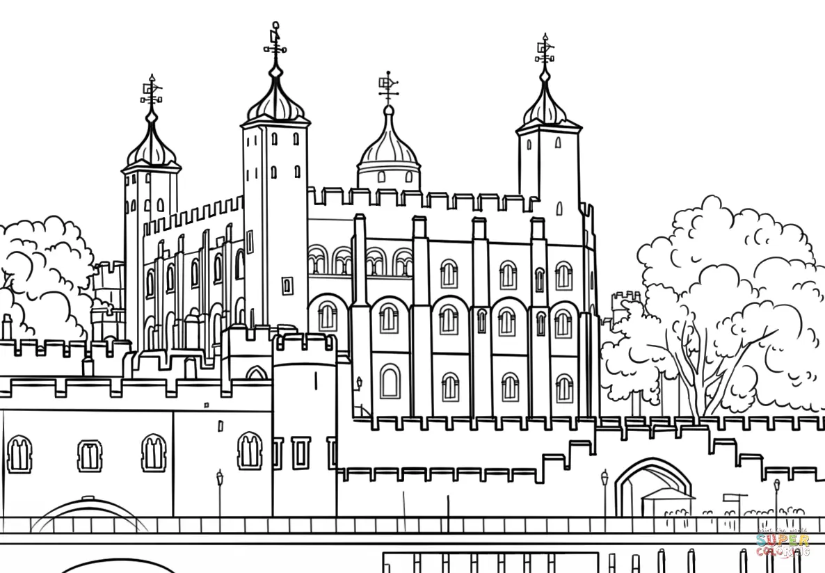 London coloring pages 28