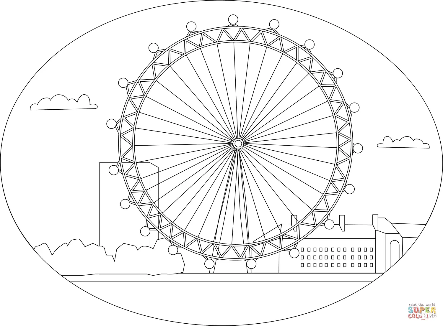 London coloring pages 3