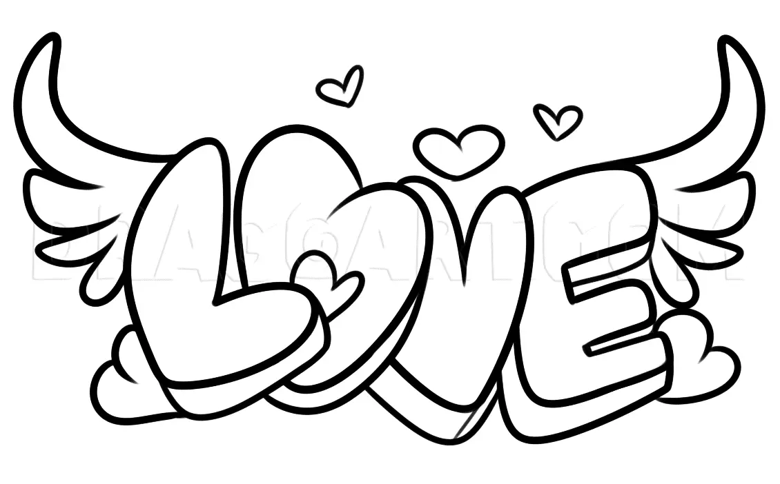 Liebe Ausmalbilder 2