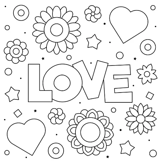 Liebe Ausmalbilder 30