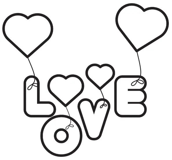 Liebe Ausmalbilder 9