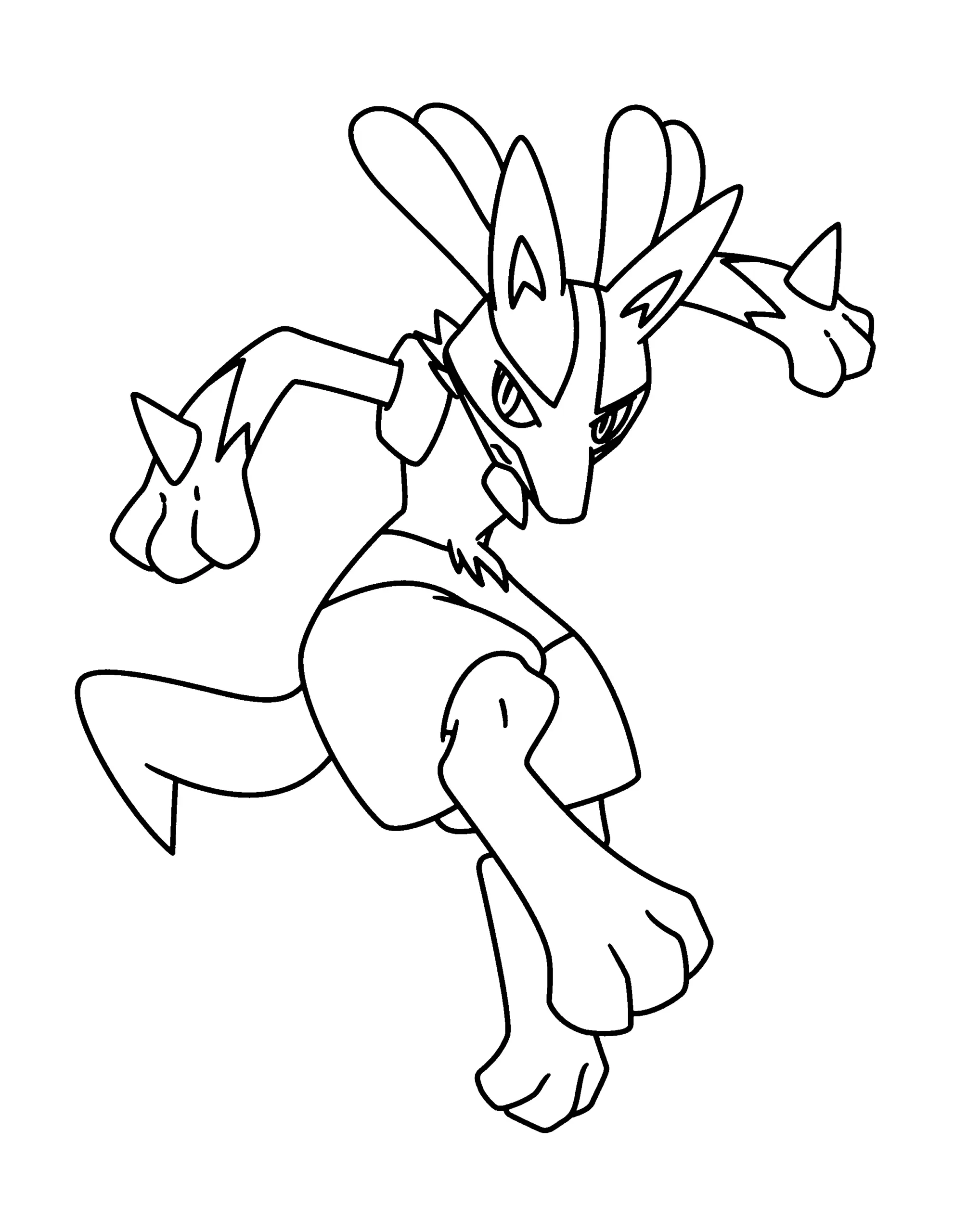 Lucario Para Colorear 15