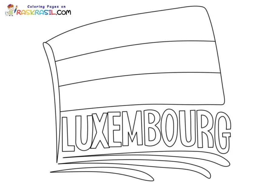 Luxembourg Coloring Pages 1