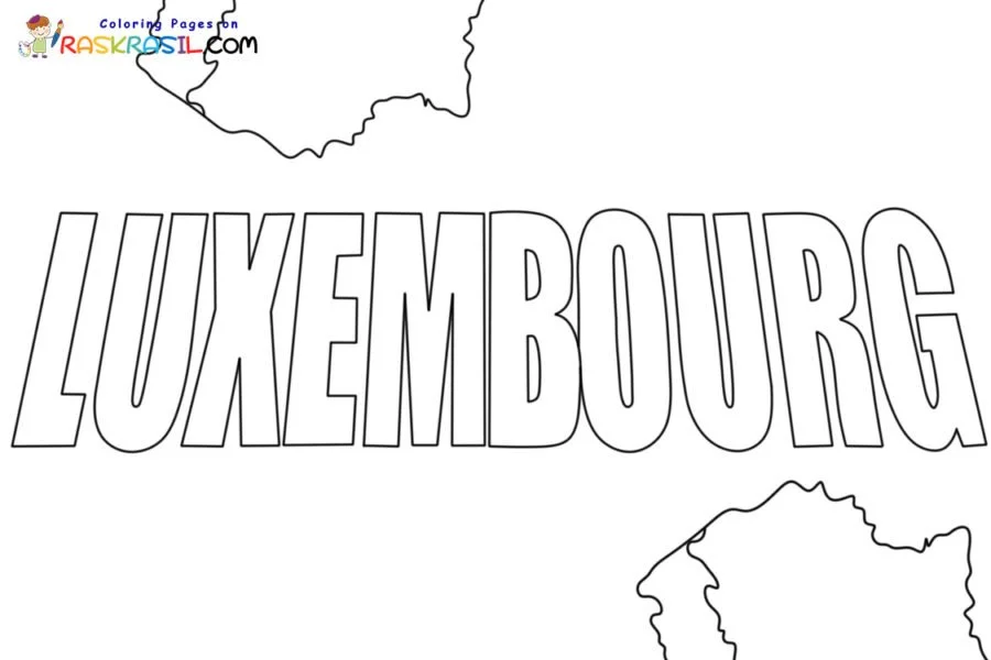 Luxembourg Coloring Pages 5