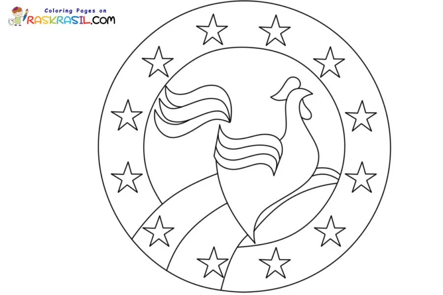 Luxembourg Coloring Pages 6