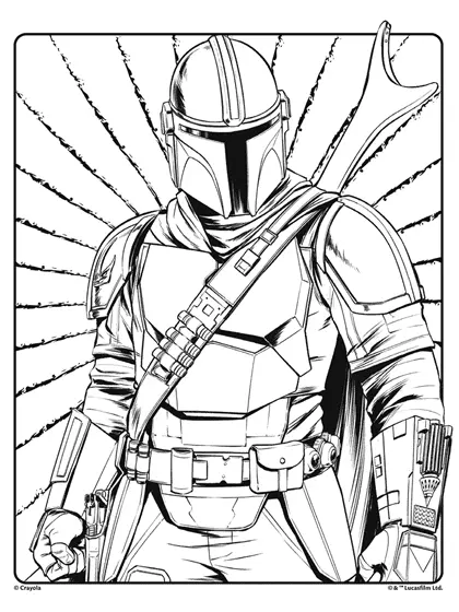 Mandalorian Ausmalbilder 20
