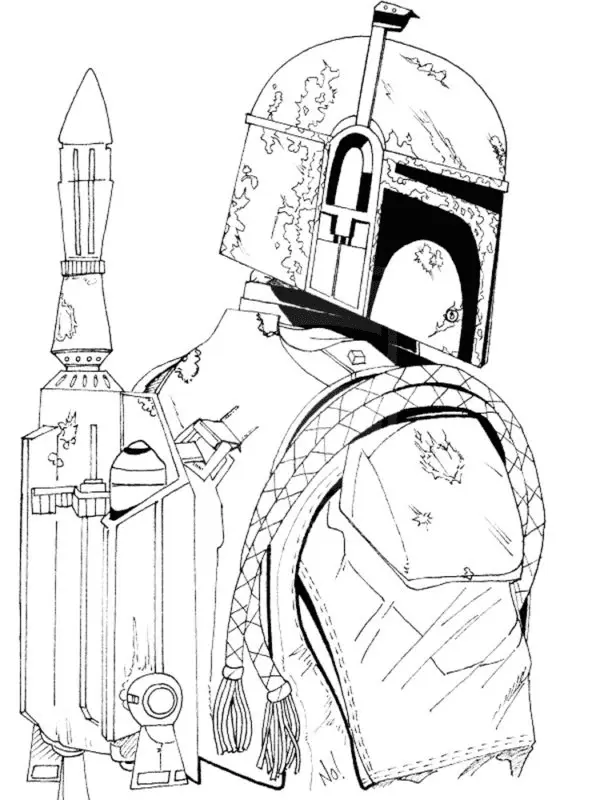Mandalorian Ausmalbilder 32