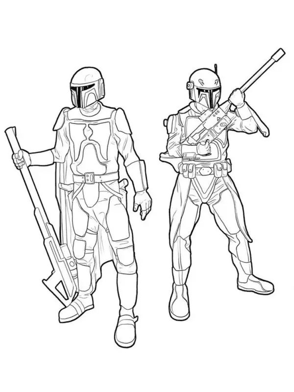 Mandalorian Ausmalbilder 45