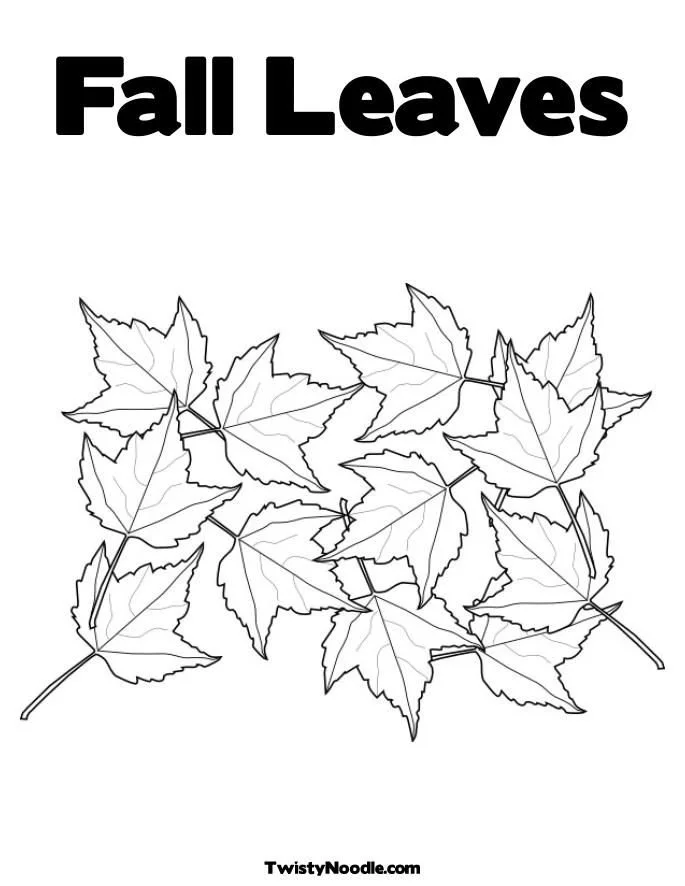 Maple Leaf Coloring Pages 12