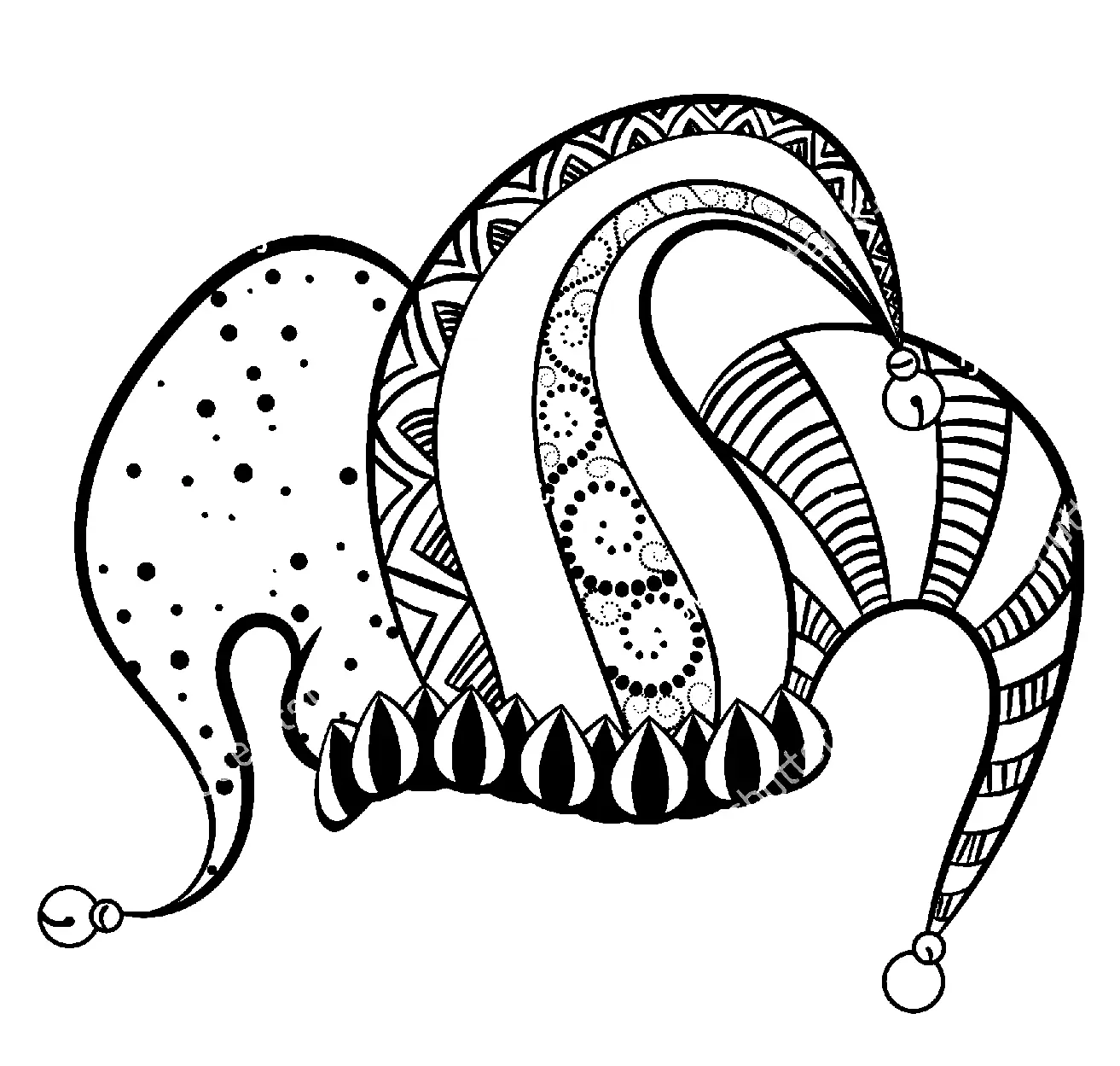 Desenhos de Mardi Gras para colorir 16