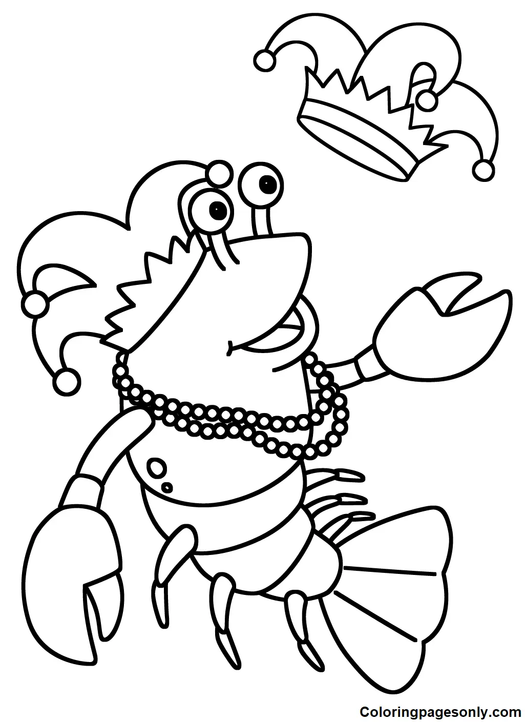 Desenhos de Mardi Gras para colorir 59