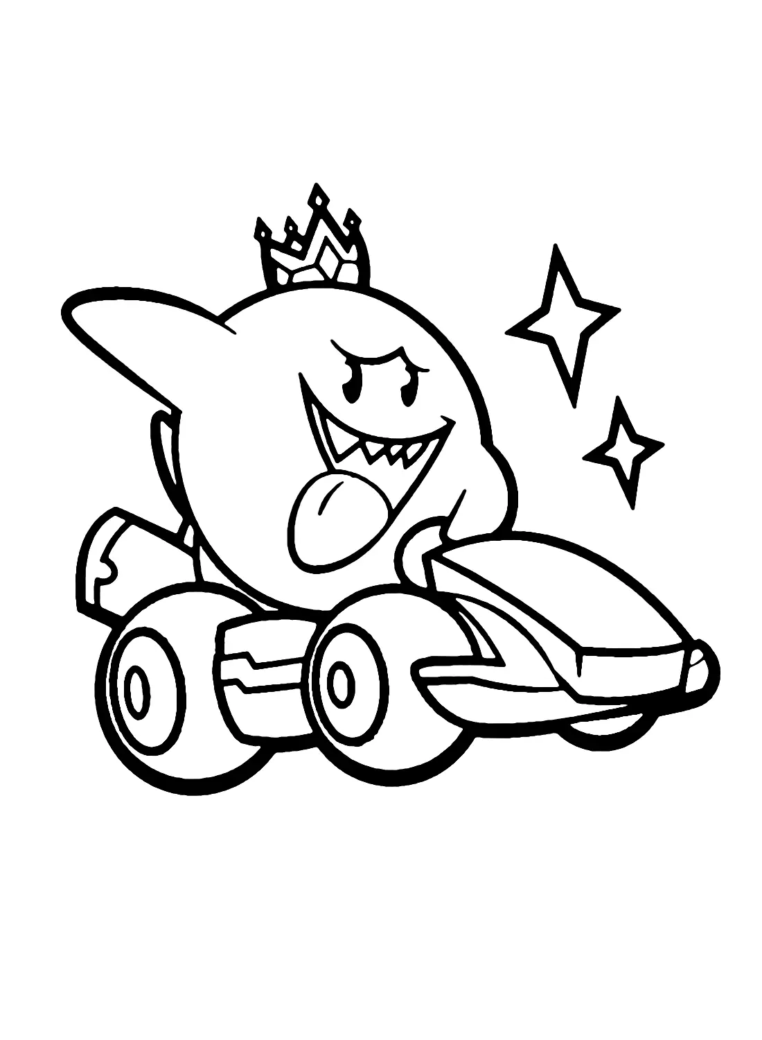 Mario Kart Coloring Pages 8