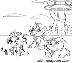 Marshall Paw Patrol Coloring Pages 2