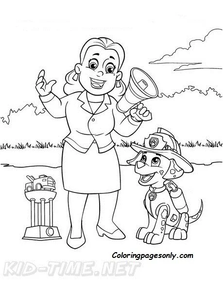 Marshall Paw Patrol Coloring Pages 31