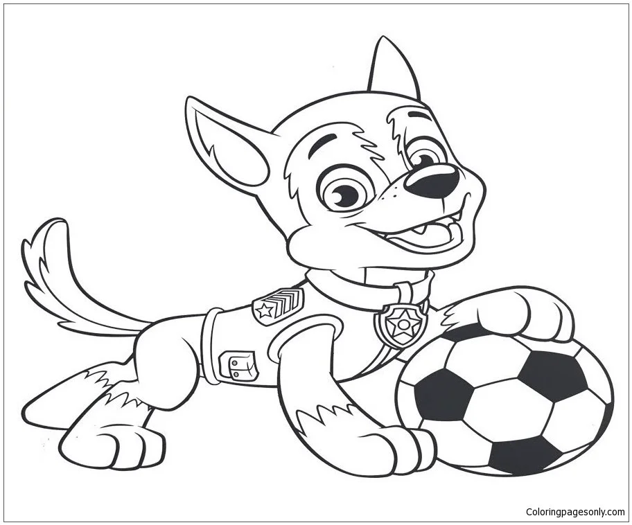 Marshall Paw Patrol Coloring Pages 39