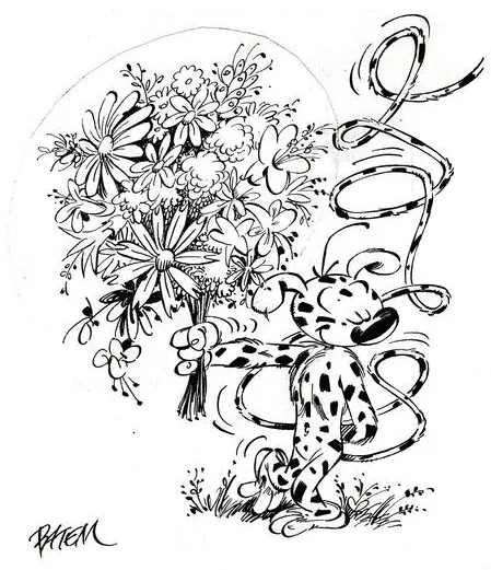 Marsupilami Para Colorear 14